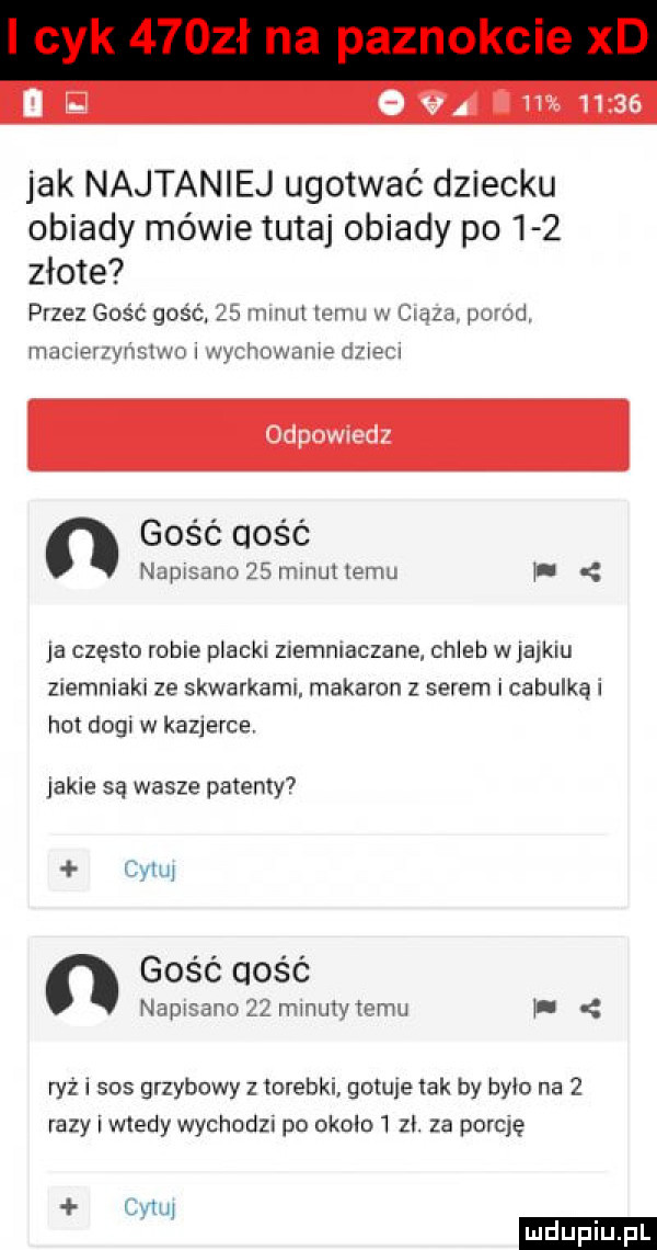 Jak NAJTANIEJ ugotwać dziecku obiady? Mówie tutaj obiady po 1-2 złote