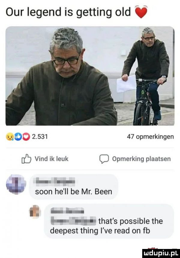 ocr legend is getting ocd oo          opmerkingen ó vind ik ibuk c opmerklng plaatsen l sion he ll be mr. bean trat s possible tee deepest thing i ve ruad on fb