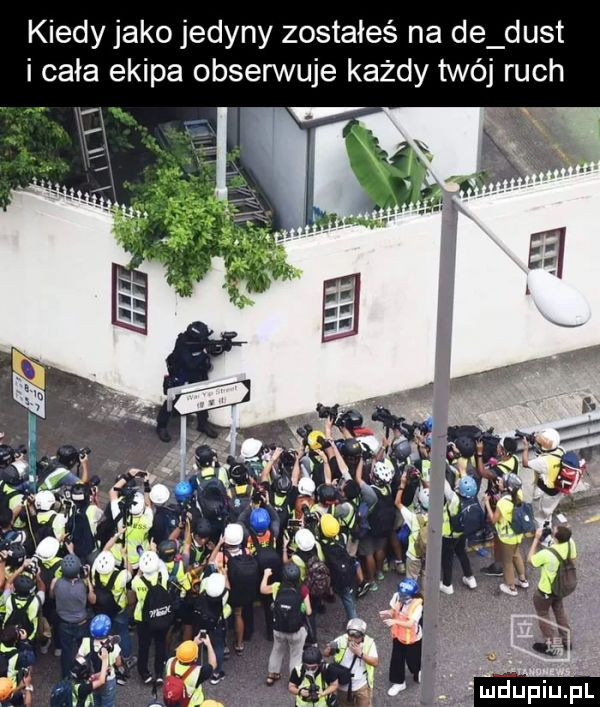 kiedy jako jedyny zostałeś na de duet i cała ekipa obserwuje każdy twój ruch