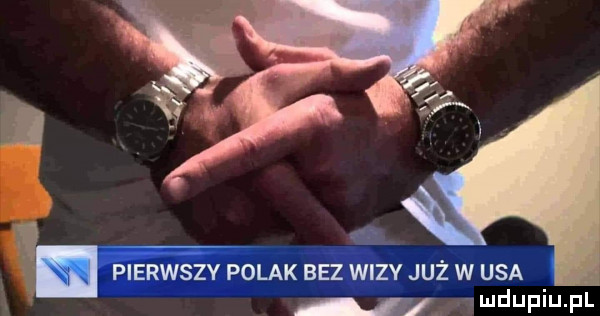 pierws zv polak bh wizv już w usa. wdufiu fl
