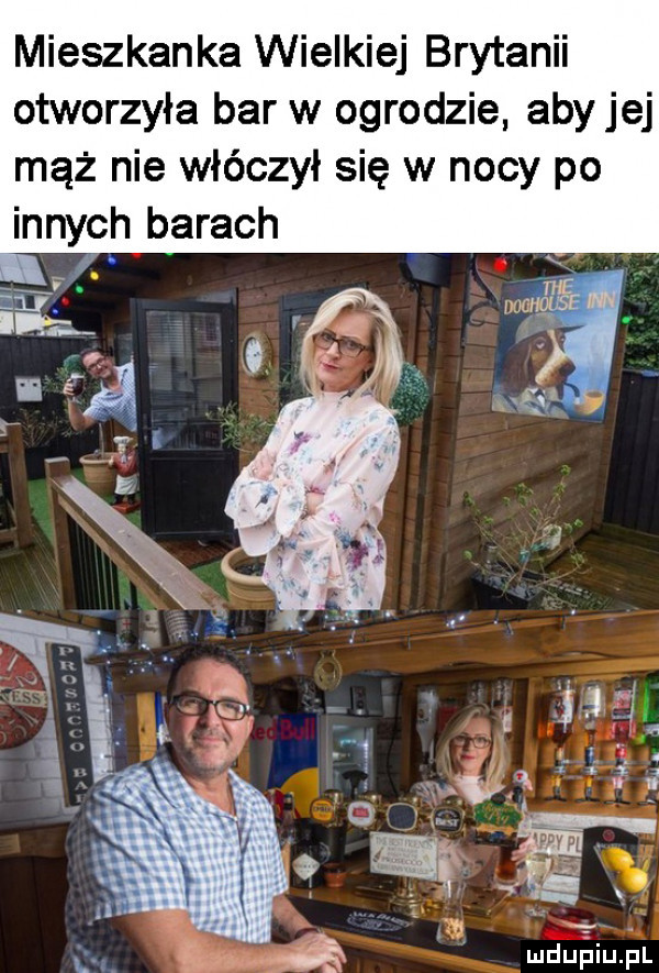 mieszkanka wielkiej brytanii otworzyła bar w ogrodzie abyjej mąż nie włóczył się w nocy po innych barach ludulłliijj zil