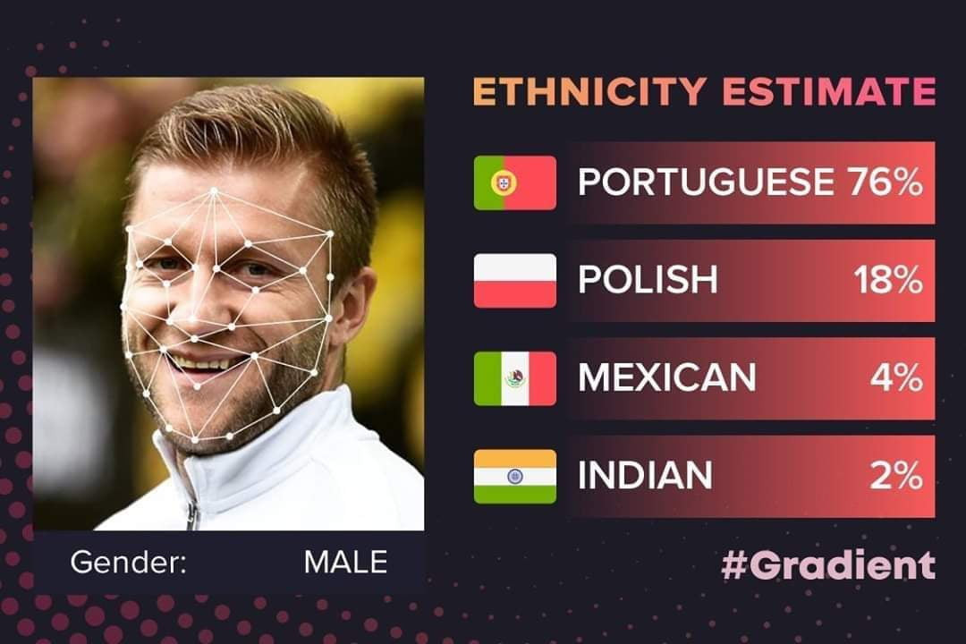ethnicity estihwate ę portuguese    polish   . mexican  . indian   gender male gradient