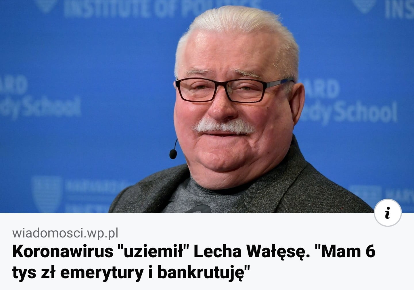 wiadomosci wp pl koronawirus uziemił lecha wałęsę. mam   tys zł emerytury i bankrutuje