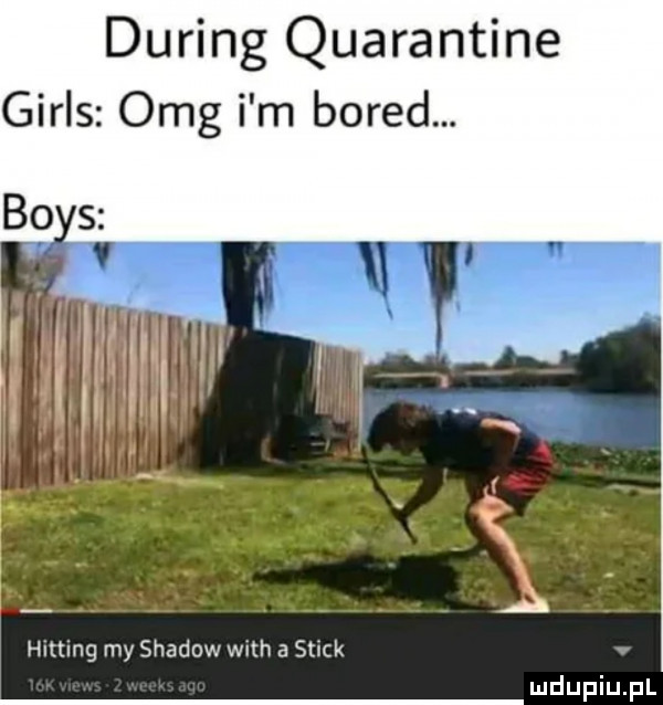 during quarantine girls omg i m bored. bos wilii h x hitting my shadow wsh a slick