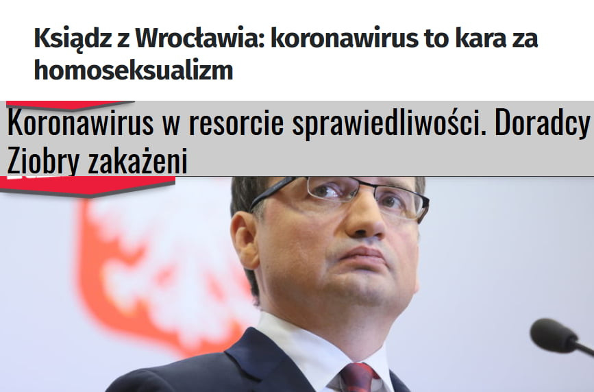 ksiądz z wrocławia koronawirus to kara za homoseksualizm roronawirus w resorcie sprawiedliwości. doradcy ziąb zakażeni