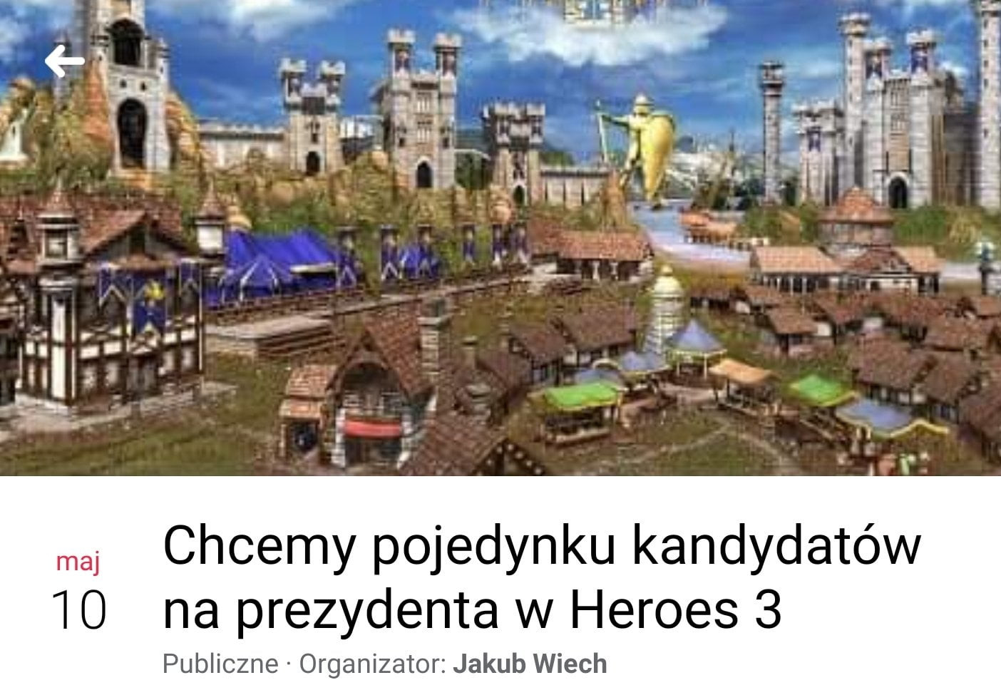 ma chcemy pojedynku kandydatów    na prezydenta w hermes   publiczne organizator jakub wiech