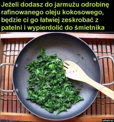 Jarmuż z olejem kokosowym