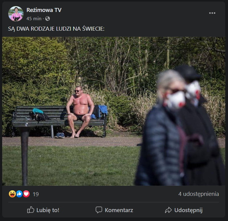 reżimowa tv    min są dwa rodzaje ludzi na świecie. abakankami m      udostępnienia b lubię to o komentan d udostęan