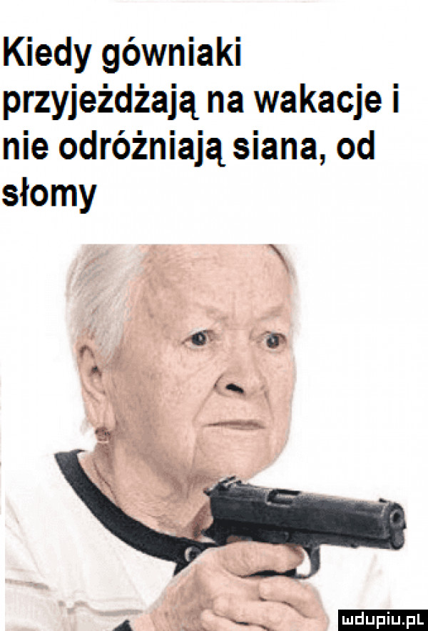 kiedy górniaki przyjeżdżają na wakacje i nie odróżniają siana od słomy