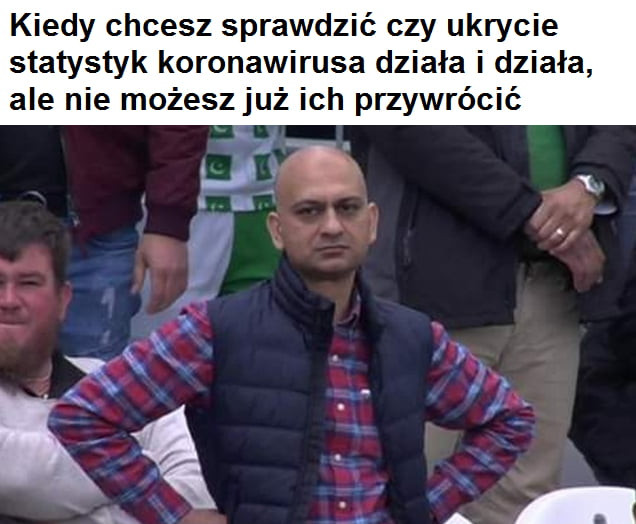 kiedy chcesz sprawdzić czy ukrycie statyku koronawirusa działa i działa ale nie możesz już ich przywrócić